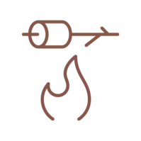 fire-and-smores-icon